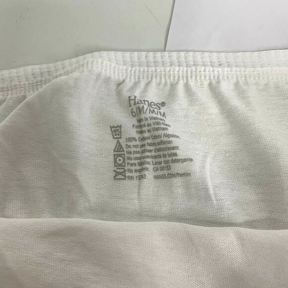 Hanes Premium Womens 3 Pack High Cut Briefs 6 Med Cotton Smoothing Seamless - Picture 4 of 7